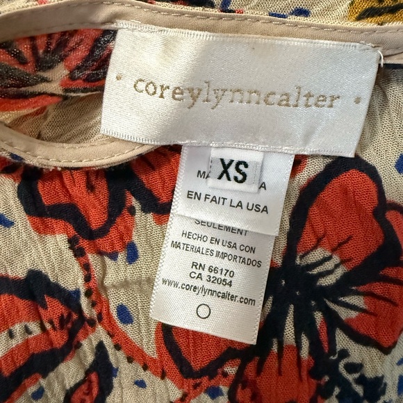 Corey Lynn Calter Veronica Anthropologie Floral Jumpsuit romper size XS - Picture 5 of 6